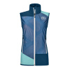 Dámska skialpinistická softshellová vesta Ortovox W's Col Becchei Vest Petrol blue S