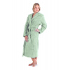 Vestis Bavlněný župan Athena s kapucí olivová 31 16 6251 - XL