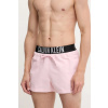 Plavkové šortky Calvin Klein ružová farba, LV00N61094 L