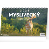 NOTIQUE Stolový Poľovnícky kalendár CZ 2026, 23,1 x 14,5 cm