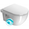 GSI CITY PRO závesné WC, Swirlflush, 35x52cm, biela ExtraGlaze 911611