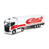 Bburago 1:43 Truck s trailerom - Scania 770 S - White Trailer Eibach