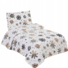 Kompletná posteľná bielizeň JAHU prikrývka 140cm x 200cm, vankúš 70x90cm, 2-dielna súprava