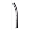 Solárna sprcha s oplachom nôh SPRING antracit/inox