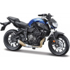 Model Maisto motocykel Yamaha mt-07 2018 1 : 18