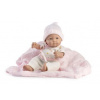 Guca 855 NEW BORN HOLČIČKA - realistická bábika bábätko s celovinylovým telom - 25 cm