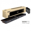 Club3D dokovací stanice USB-C 3.2 s napájecím adaptérem Triple Display Dynamic PD, 100 W CSV-1564W100