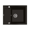 Oltens Gravan granitový drez 62x50 cm čierna 72102300