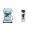 Ascaso Dream PID, Kid Blue + Eureka Mignon XL, CR white