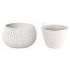 Prosperplast Kvetináč s vkladom SPLOFY BOWL biely 37cm