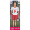 Panenka Defa Lucy panák fotbalista 30cm v dresu Polsko set hráč s míčem v krabičce