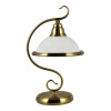 PREZENT 75356 VIOLA 1xE14/40W, GOLD BRASS/WHITE, TABLE
