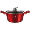 BERLINGERHAUS BERLINGERHAUS Kastról s mramorovým povrchom a pokrievkou 20 cm Burgundy Metallic Line BH-1256 (BH-1256)