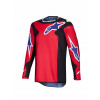 Mikina Alpinestars Fluid Grid červeno-čierno-fialová XXL