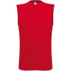 B&C Collection B&C | Exact Move Pánske tričko bez rukávov_01.0201 Farba: red, Veľkosť: M