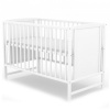 Postieľka pre bábätko Sofie 120x60cm - biela NELLYS 8596309438528