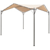Béžový oceľový altánok/prístrešok/stan, 3x3 m-ForU-43168