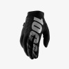 Rukavice 100 % Junior Brisker čierne XL