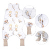 Baby Nellys Spací vak so zahrnovacími nohavičkami Teddy Star, veľ. S, 68/86, 68-86 (6-18m)