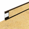 Plastová soklová podlahová lišta Fortelock Business Tornes Jupiter C009 Brown - dĺžka 200 cm, výška 5,8 cm, hrúbka 1,2 cm