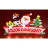 HOME Dekorácia do okna BOLDOG KARÁCSONYT! KID 19/HU