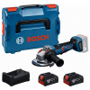 BOSCH GWS18V-11PS PROFESSIONAL uhlová brúska, 2× 5,0 Ah, L-BOXX 06019N4302