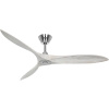 CasaFan ECO AIRSCREW 152 BN-BW stropný ventilátor, 28 W, (Ø x v) 1520 mm x 275 mm, chróm, 315240; 315240