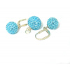 Soupava set striebro s kameny Swarovski