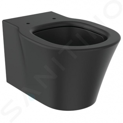 Ideal Standard Connect Air Závesné WC, AquaBlade, čierna E0054V3