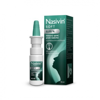 NASIVIN SOFT 0,05 % nosový sprej 10 ml