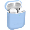 AlzaGuard Skinny Silicone Case na Airpods 1. a 2. generácie, modré AGD-ACSS1L