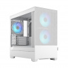 Fractal Design Pop Mini Air RGB White TG Clear Tint/Micro Tower/Transpar./Biela, FD-C-POR1M-01