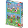 Dino Peppa Pig a priatelia 2x48