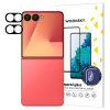Wozinsky Tvrdené sklo na kameru 9H pre Samsung Galaxy Z Flip 7 - Čierna