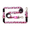 Max&Molly Vodítko Multifunkčné Leopard Pink, L