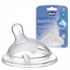 Chicco cumlík na fľašu Natural Feeling silikón normálny prietok 1 ks V001515
