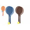 LORI Soft tenis plast farebný+loptička 53cm v sieťke
