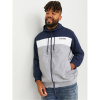 Jack and Jones Hooded Bomber Mens Plus Size Navy Blazer 7X Large