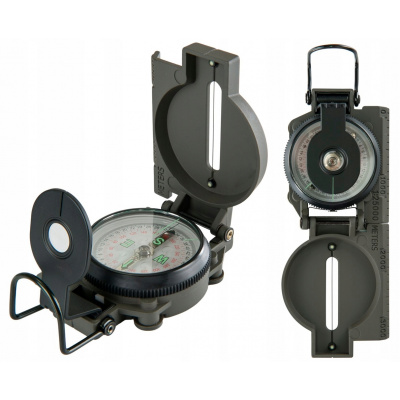 Helikon-Tex Ranger Mk2 magnetický kompas (Heliminum hliníkovej šedej farby hliníkovej šedej)