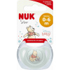 Nuk cumlík Disney Macko Pú v boxe bielá