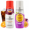 2x Sirup Sodastream Shwip Shwap Cola Pomaranč + Marakuja Passionfruit