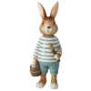 Boltze Home Figúrka zajac Jonas 20,5cm Variant: S košíkom