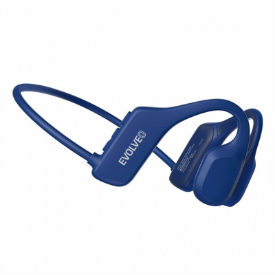 EVOLVEO BoneSwim Lite MP3 8GB, bezdrátová sluchátka na lícní kosti, modré BSL-MP3-8GB-BL