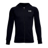 Under Armour Rival Cotton Fz Dětská mikina 1357613 Black YL