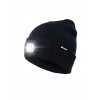 Holdcarp Čiapka LED Light USB Beanie Čierna