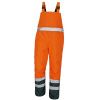 Červa PADSTOW Reflexní kalhoty s laclem oranžové - zimní M 0302019090002