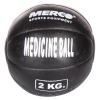Merco Black Leather kožený medicinální míč - 5 kg