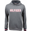 Tommy Hilfiger OH HOODIE sivá,biela Dámska mikina S