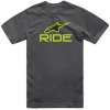 Tričko RIDE 4.0 CSF, ALPINESTARS (sivá/žltá/čierna, vel. L)