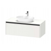 Duravit Ketho.2 Umývadlová skrinka s výrezom, 46x120x55 cm, 1 zásuvka, matná biela K24887018180000